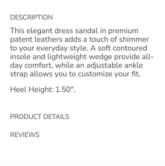 SAS Black Patent Leather Strippy Quarter Strap Wedge Sandals 7 Narrow - Picture 10 of 12